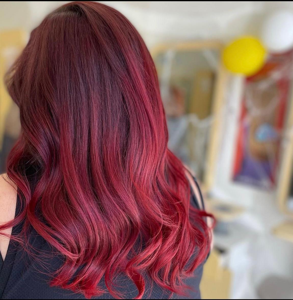 Balayage Coiff&Co, color shine red