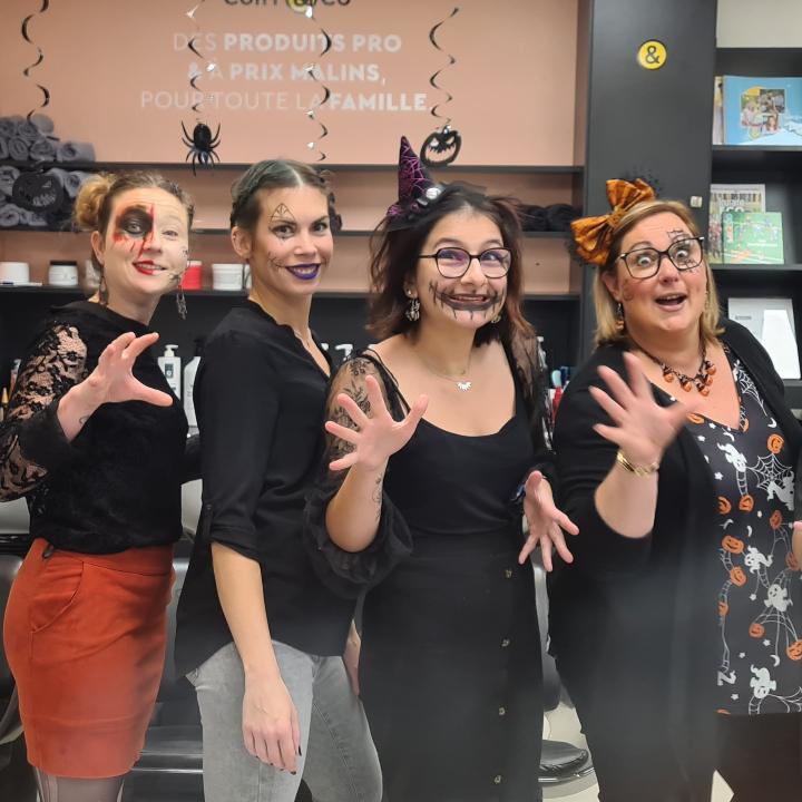 Une partie de l'équipe HALLOWEE'N 2024