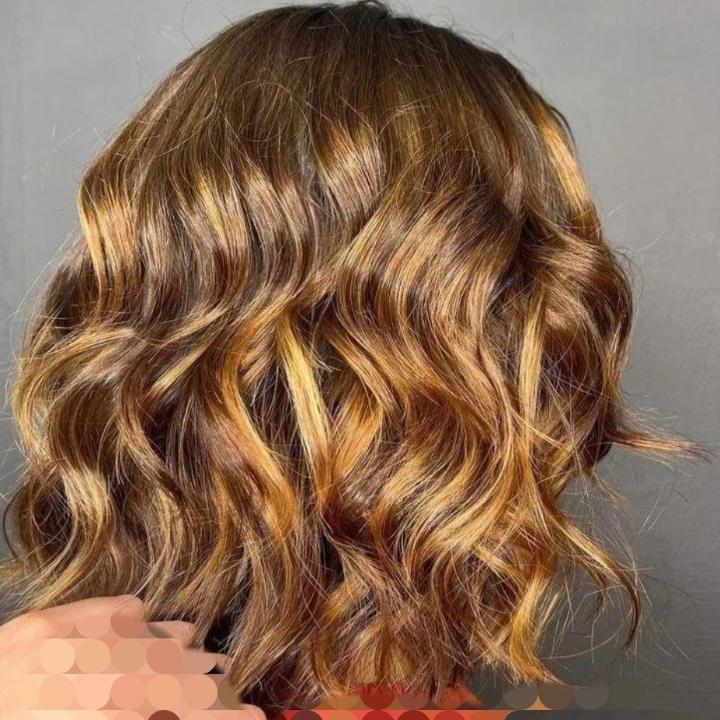 balayage miel coiffage wavy