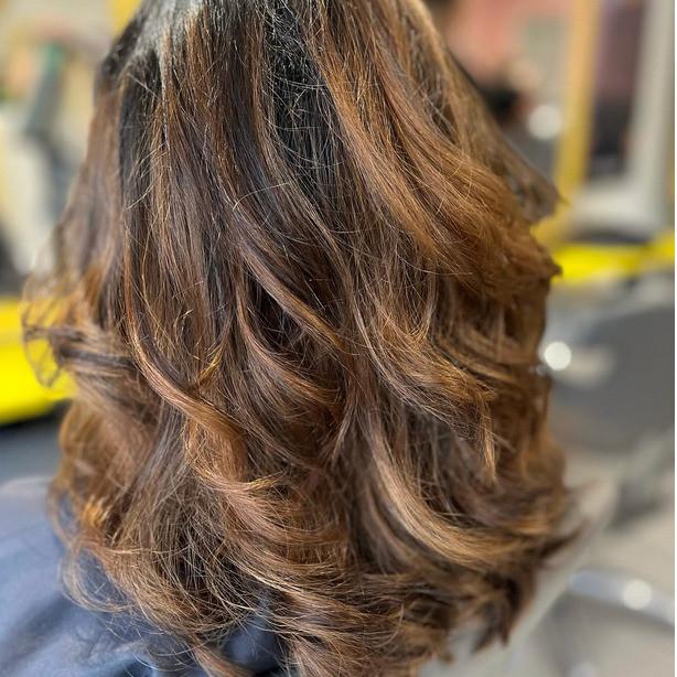 Ombré hair miel/chocolat