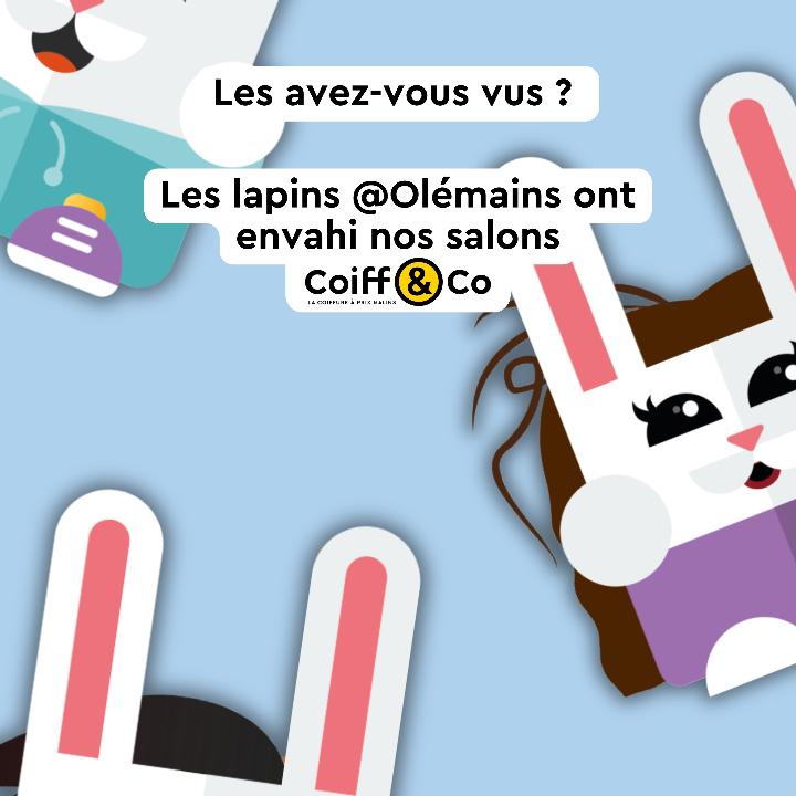 L'animation de la rentrée , un jeu de société offert " olemains " et encore mieux un coupon offert pour chaque passage dans votre salon coiff&co. Toujours plus fun l'enseigne coiff&co ✨️